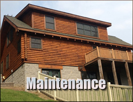  Hazelwood, North Carolina Log Home Maintenance
